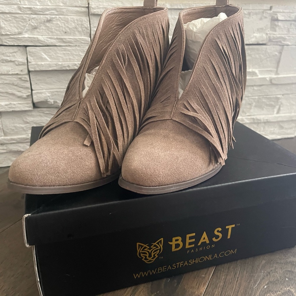 Beast ankle booties